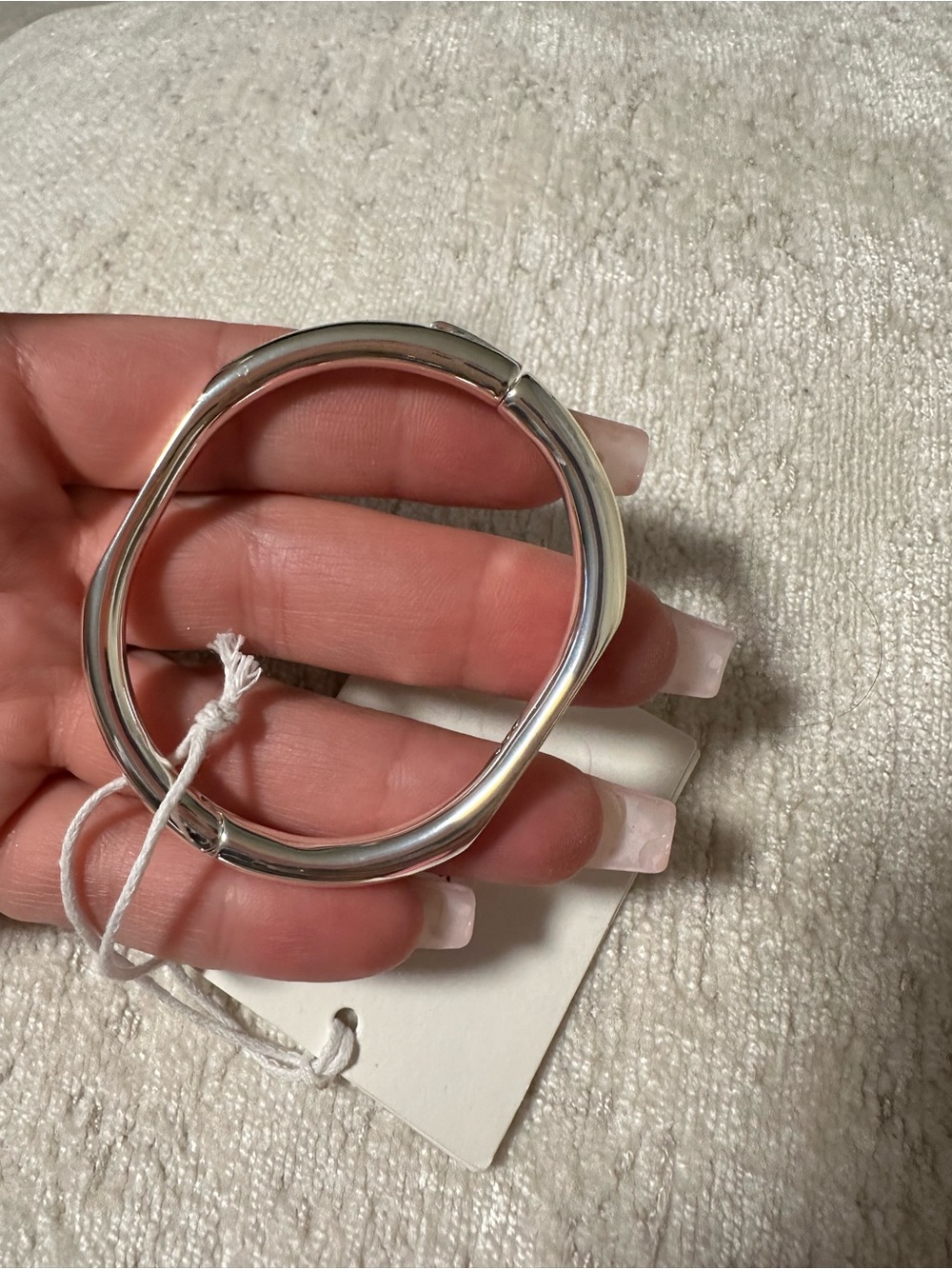 COS Silver Laiton Bangle / Stacking Bracelet 🩶🖇️